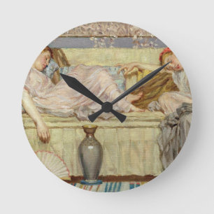 Beads (study), c.1875 (oil on canvas) round clock