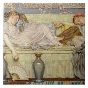 Beads (study), c.1875 (oil on canvas) tile