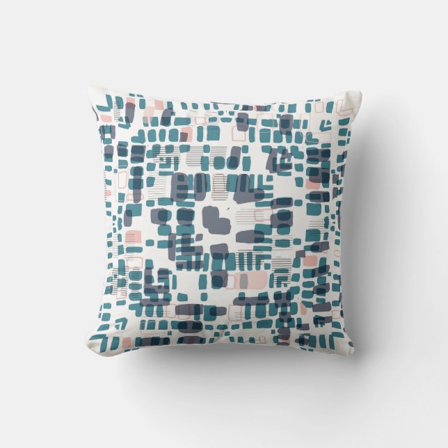 Beads teal cushion (Front)