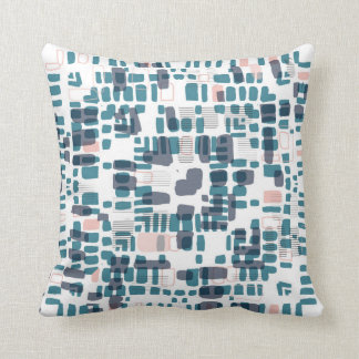 Beads teal cushion