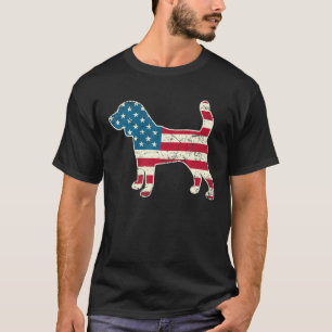 Beagle 4Th Of July Dog Lover Men Women USA America T-Shirt
