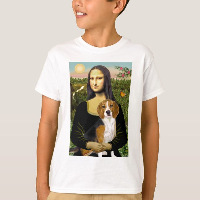 Beagle 7 - Mona Lisa T-Shirt (Front)