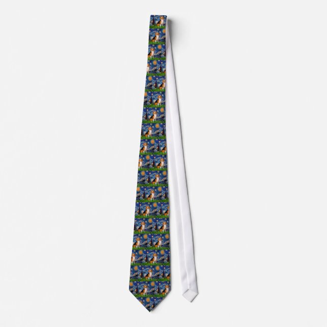 Beagle 7 - Starry Night Tie (Front)