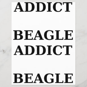 beagle addict flyer