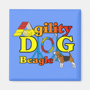 Beagle Agility Gifts Magnet