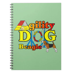 Beagle Agility Gifts Notebook