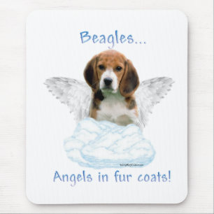 Beagle Angel Mouse Pad
