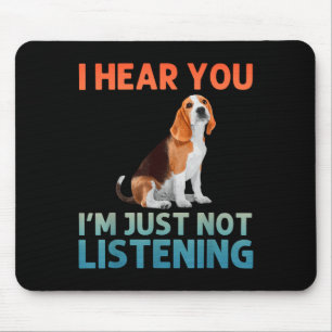 Beagle Art For Men Women Kid Beagle Themed Beagle Mouse Pad