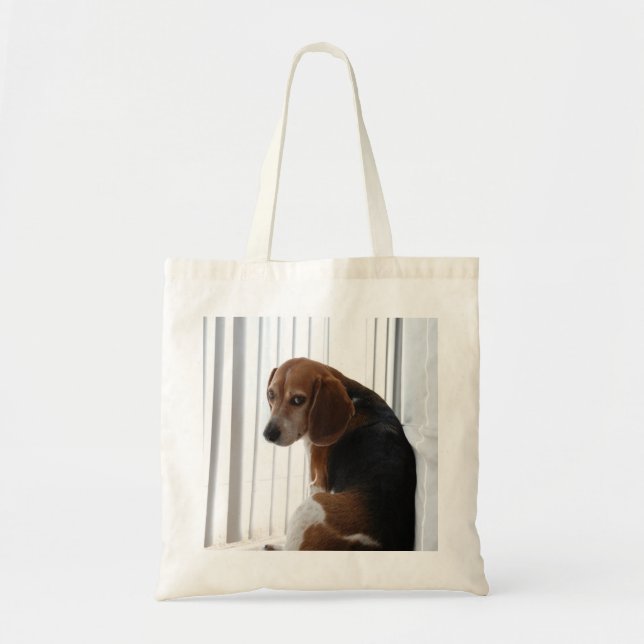 beagle attitude tote bag (Front)