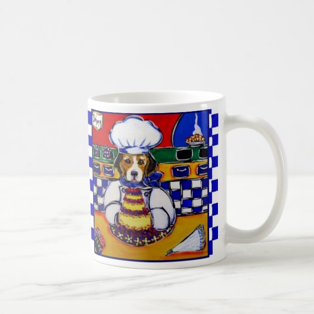 Beagle Baker Mug (Right)