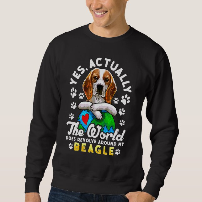 Beagle  Beagle Beagle Sweatshirt (Front)