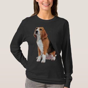 Beagle Beagles Love Is Dog Mum Dad Puppy Pet Cute T-Shirt