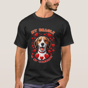 Beagle Bliss Celebrate Valentine s with Canine Lov T-Shirt