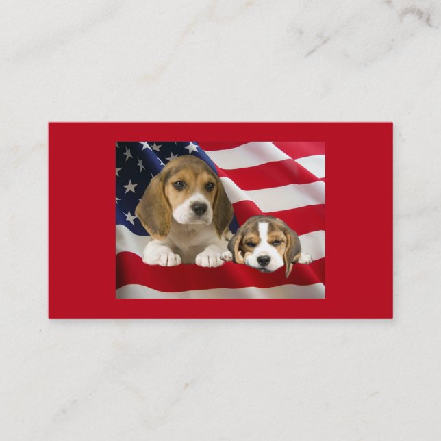 Beagle Breeder Business Card (Front)