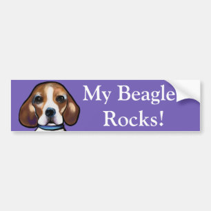 Beagle bumper sticker
