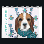 Beagle Calendar<br><div class="desc">This Beagle Painting Collection would make the perfect gift for any occasion.</div>