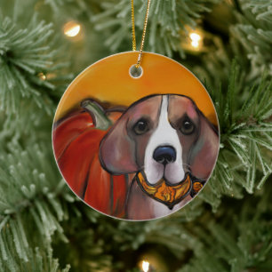 Beagle       ceramic ornament