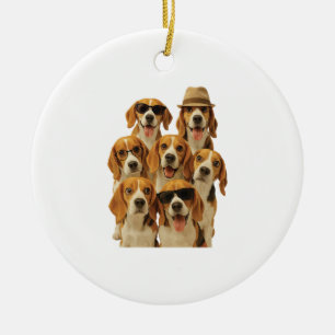 Beagle Ceramic Ornament