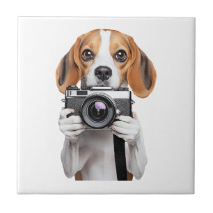 Beagle Ceramic Tile