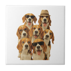 Beagle Ceramic Tile