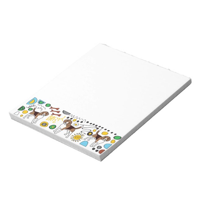 BEAGLE CHAOS Memo Pad (Rotated)