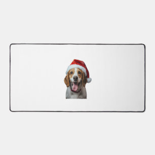 Beagle Christmas  Desk Mat