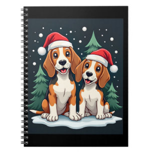 Beagle Christmas Dog Owner Xmas Holiday Pajama Lon Notebook