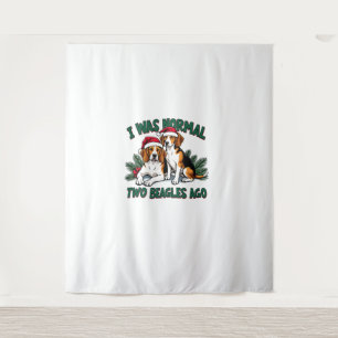 Beagle Christmas Dog Owner Xmas Holiday Pajama Tapestry