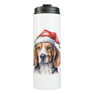 Beagle Christmas Dog Thermal Tumbler
