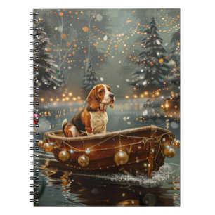 Beagle Christmas Festive Voyage Notebook