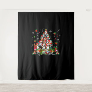 Beagle Christmas Funny Tees Beagle Xmas Tree Dog E Tapestry