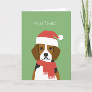 Beagle Christmas Holiday Card