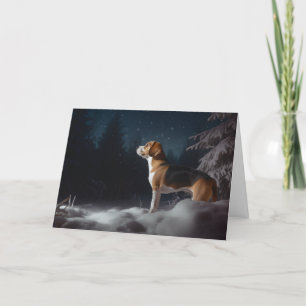 Beagle Christmas Holiday Card