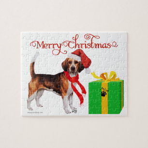 Beagle Christmas Jigsaw Puzzle