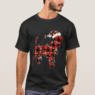 Beagle Christmas Red Plaid Buffalo Pyjamas Xmas Do T-Shirt