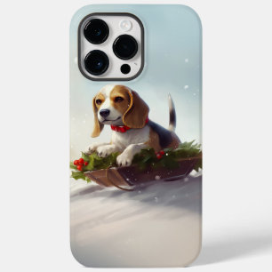 Beagle Christmas snow winter  Case-Mate iPhone 14 Pro Max Case