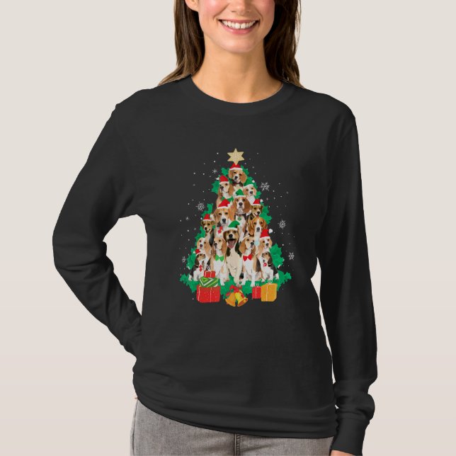 Beagle Christmas   T-Shirt (Front)