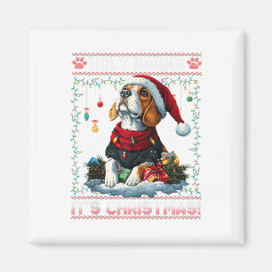 Beagle Christmas Tree Lights Decorations Dog Lover Magnet