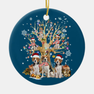 Beagle Christmas Tree Ornament For Dog Lover