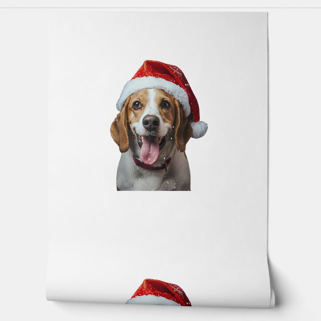 Beagle Christmas  Wallpaper (Unrolling)