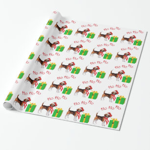 Beagle Christmas Wrapping Paper