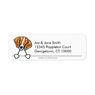 Beagle Clean & Simple Return Address Label