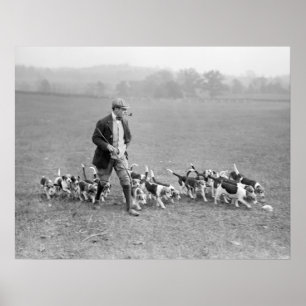 Beagle Club, 1914 Poster