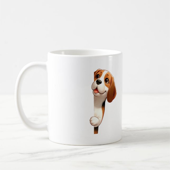 Beagle Coffee Mug (Left)