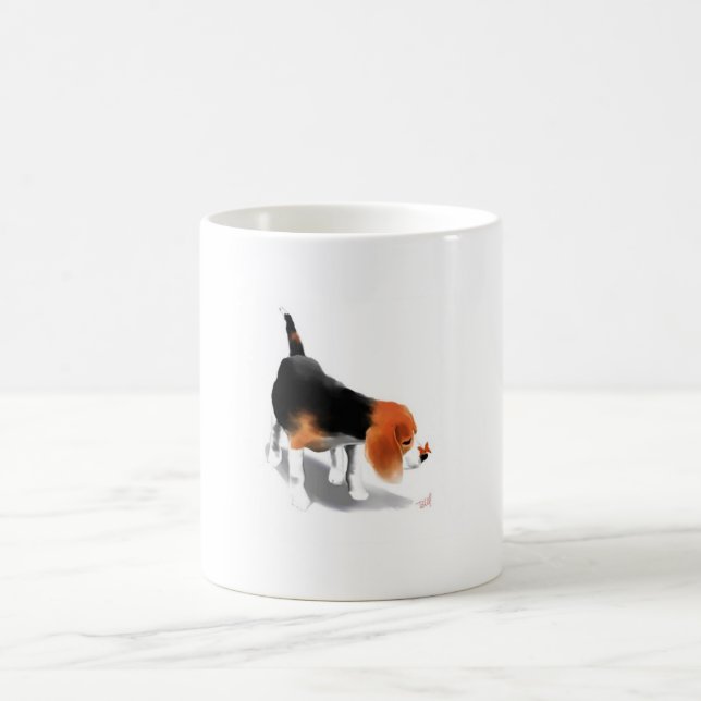 beagle coffee mug (Center)