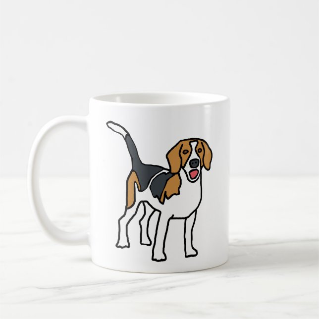 Beagle Coffee Mug (Left)