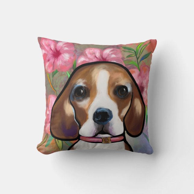 Beagle         cushion (Front)