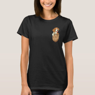 Beagle  Cute Animal Pet Dog Owner Pocket Beagle T-Shirt