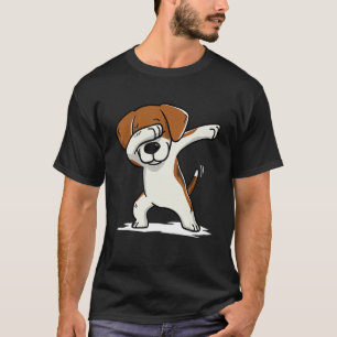Beagle Cute Dabbing T-Shirt Funny Dab Dance Gift S