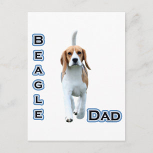 Beagle Dad 4 Postcard